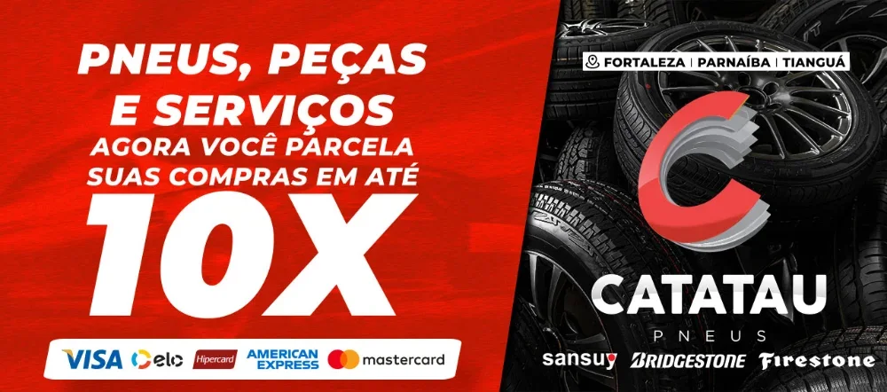 Pneus, peças e serviços: parcele suas compras em até 10x